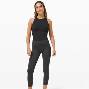 Lululemon Athletica Black Cross-Back Tank
